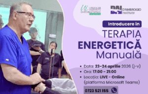 CURS 23-24 aprilie: „Introducere în Terapia Energetică Manuală”, alături de Dr. Kerry D’Ambrogio